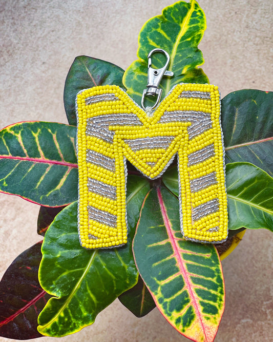 Embrace Your Identity: Hand-Embroidered Alphabet Charms