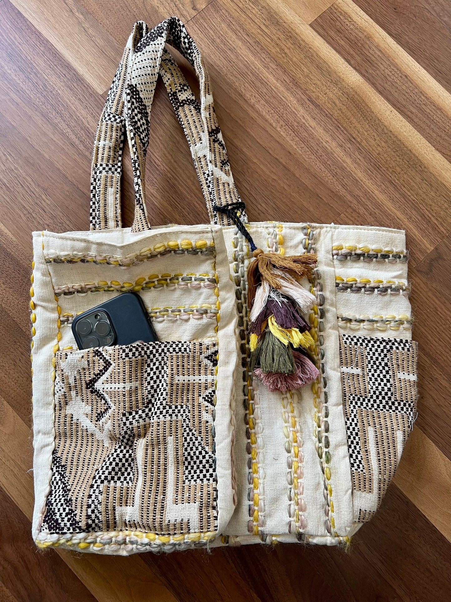 Fitoori Banjaaran's Cotton Handloom Tote Bag