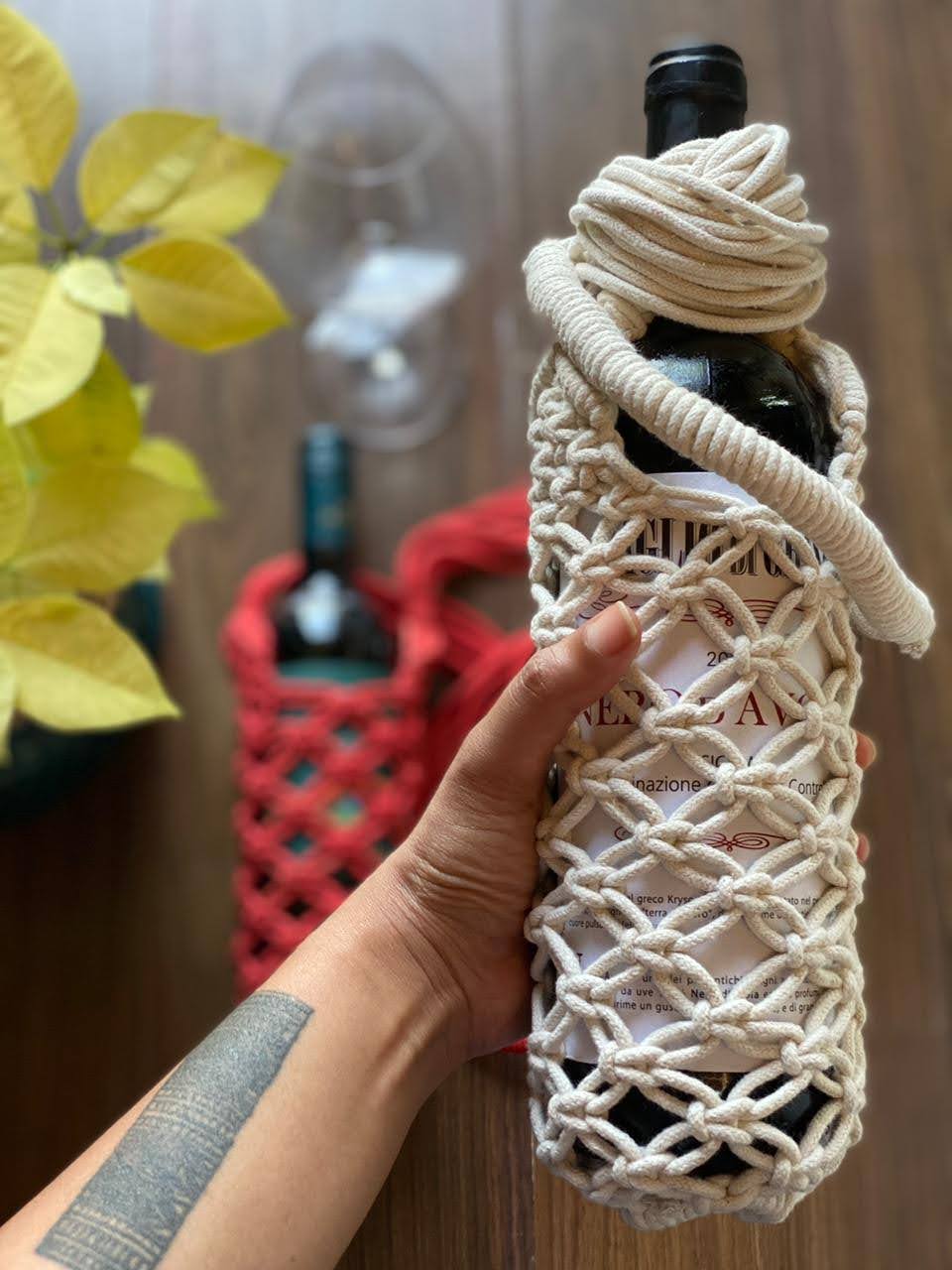 Fitoori Banjaaran's Macrame Bottle Holders