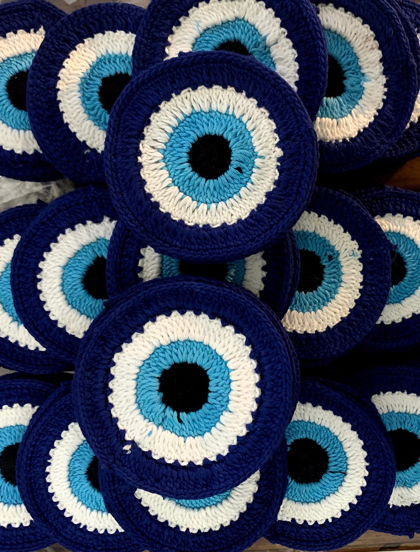 Evil Eye Crochet Top pattern designed by Moara Crochet