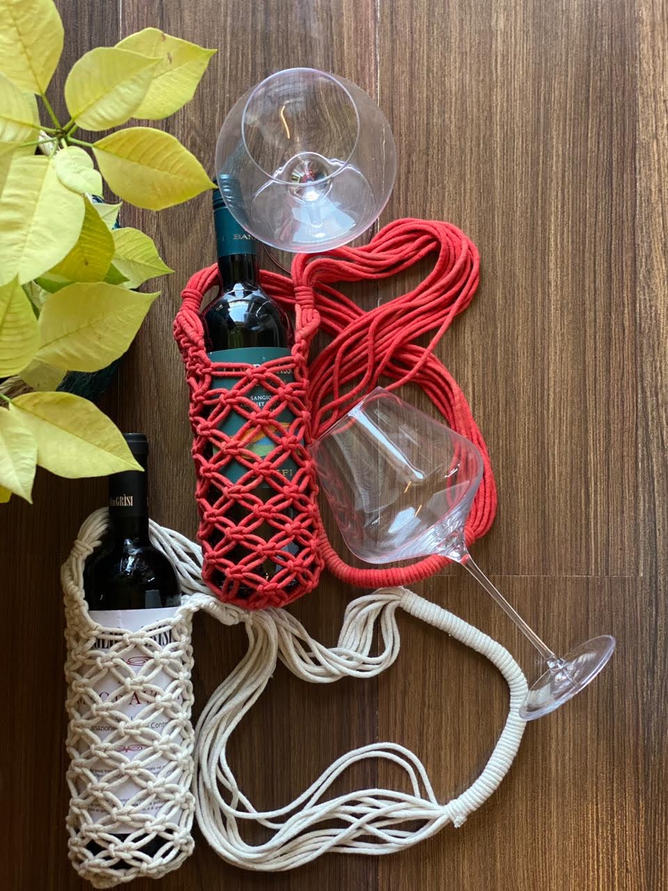 Fitoori Banjaaran's Macrame Bottle Holders