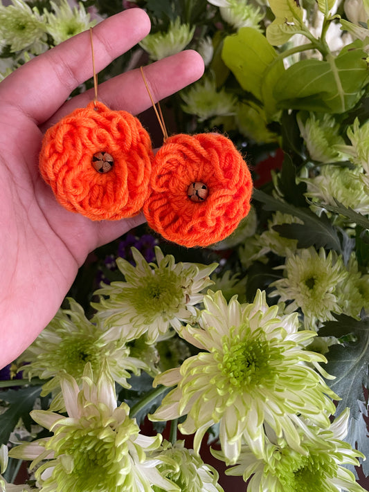 Fitoori Banjaaran's Handcrfted Crochet Floral Earrings